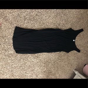 Black maternity dress